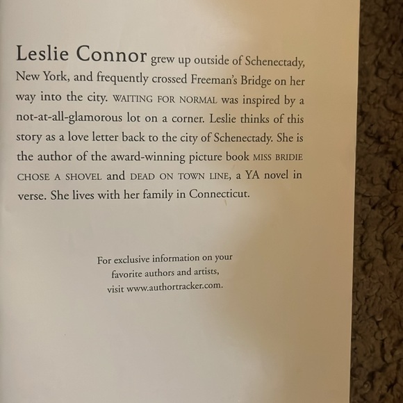 Waiting For Normal By: Leslie Connor - Picture 4 of 4